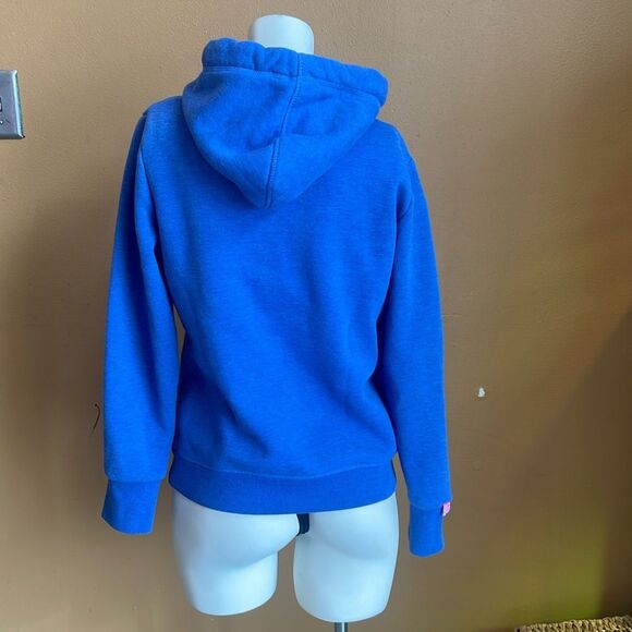 Super dry Vintage Women's Hoodie Pocket Front Graphic Pullover Jumper Hood M - Picture 6 of 14